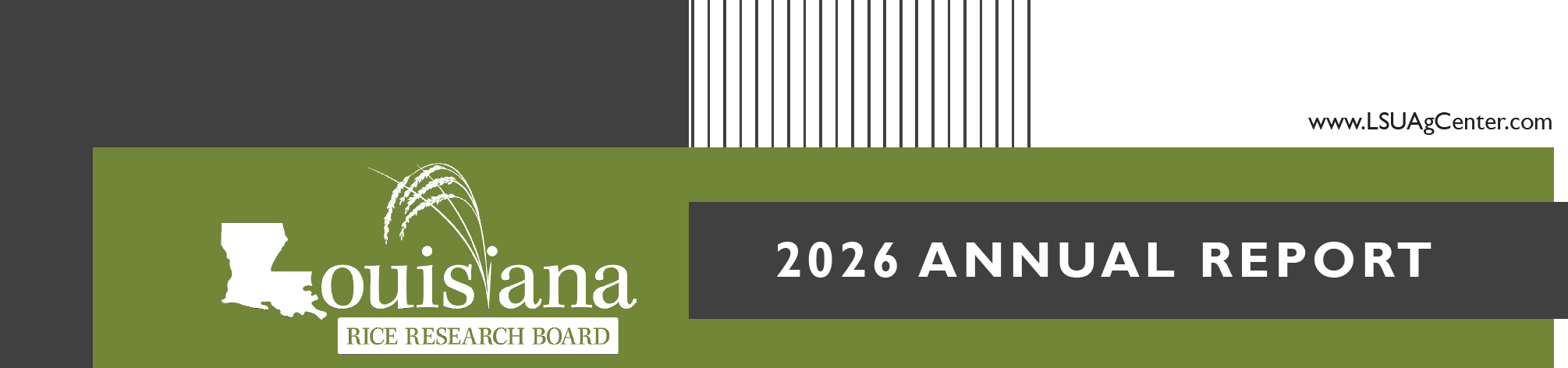 Louisiana Rice Research Board Annual Report 2026